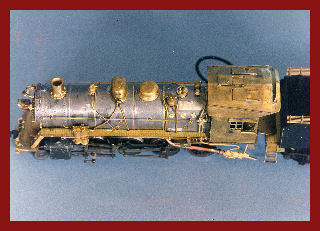 Arial view of finished locomotive
